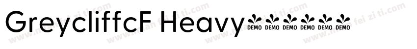 GreycliffcF Heavy字体转换